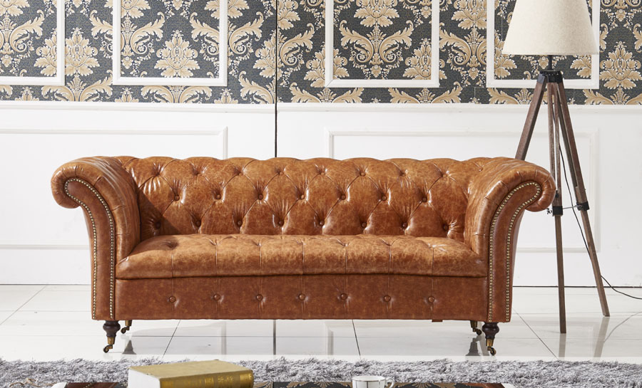 Oak Flower B - Leather Sofa Lounge